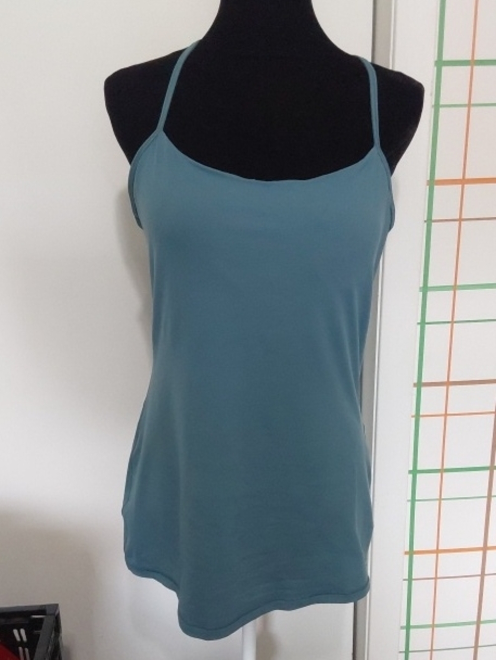 lululemon athletica Teal Scoop Neck Camisole